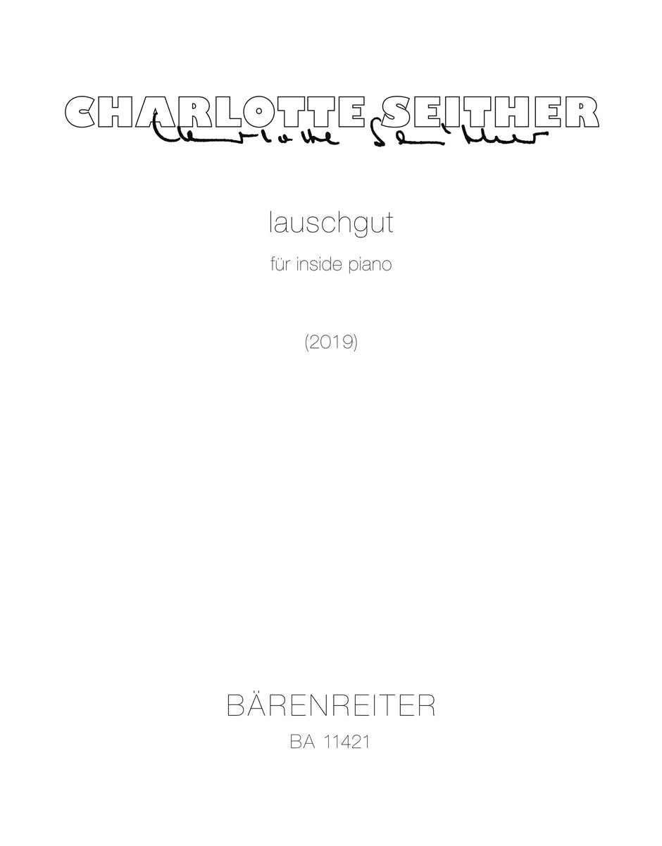 Seither: lauschgut for inside piano