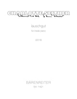 Seither: lauschgut for inside piano