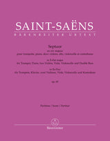 Saint-Saëns: Septuor for Trumpet, Piano, two Violins, Viola, Cello and Double Bass in E-flat Major, Op. 65