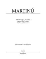 Martinů: Rhapsody-Concerto