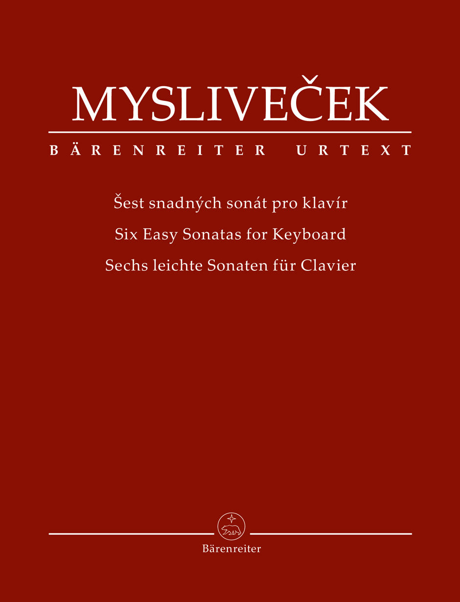 Myslivecek: 6 Easy Keyboard Sonatas