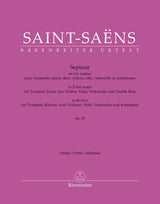 Saint-Saëns: Septuor for Trumpet, Piano, two Violins, Viola, Cello and Double Bass in E-flat Major, Op. 65