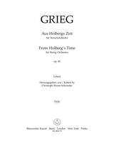 Grieg: From Holdberg's Time, Op. 40 (Version for String Orchestra)