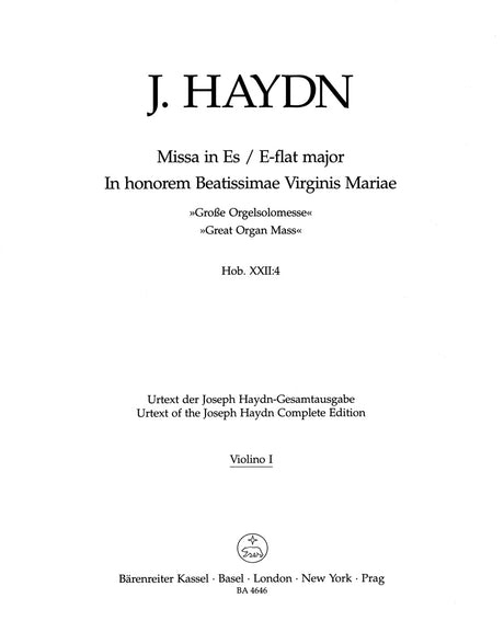 Haydn: Missa in honorem BVM in E-flat Major, Hob. XXII:4