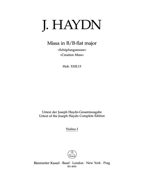 Haydn: Missa solemnis in B-flat Major, Hob. XXII:13