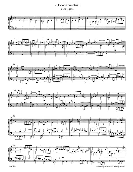 Bach: The Art of Fugue, BWV 1080