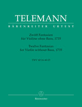 Telemann: 12 Fantasies for Violin without Bass, TWV 40:14-25