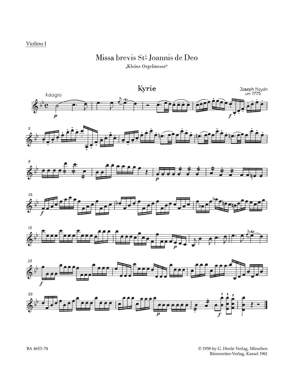 Haydn: Missa brevis Sancti Joannis de Deo, Hob. XXII:7