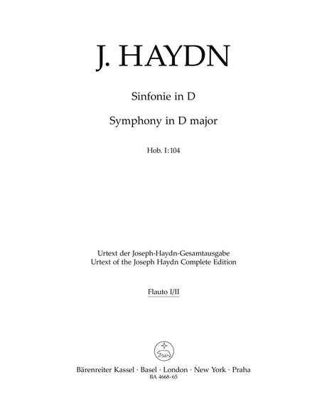 Haydn: Symphony in D Major, Hob. I:104