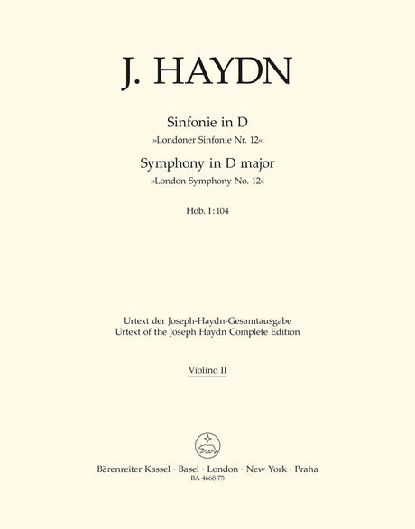 Haydn: Symphony in D Major, Hob. I:104