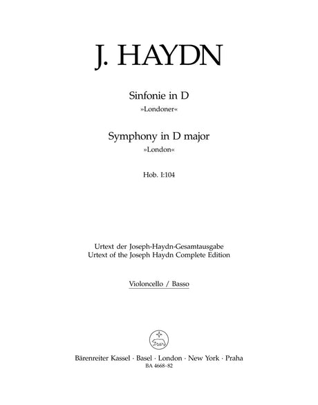 Haydn: Symphony in D Major, Hob. I:104