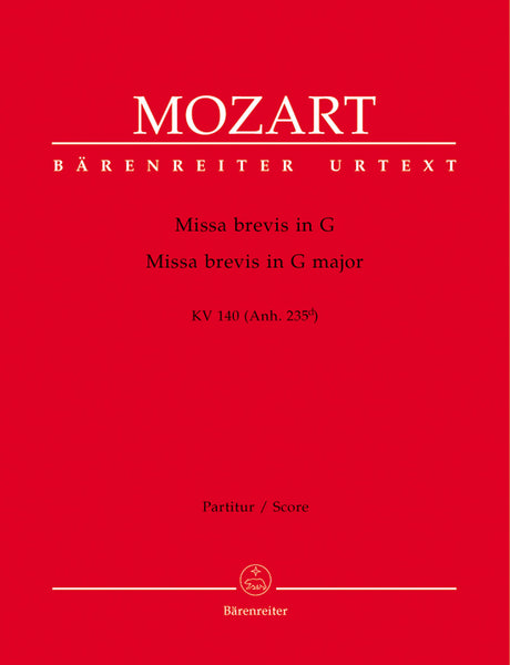 Mozart: Missa brevis in G Major, K. 140 (235d)