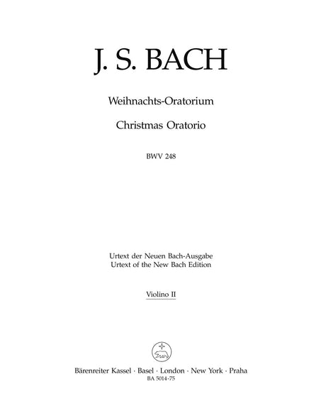 Bach: Christmas Oratorio, BWV 248