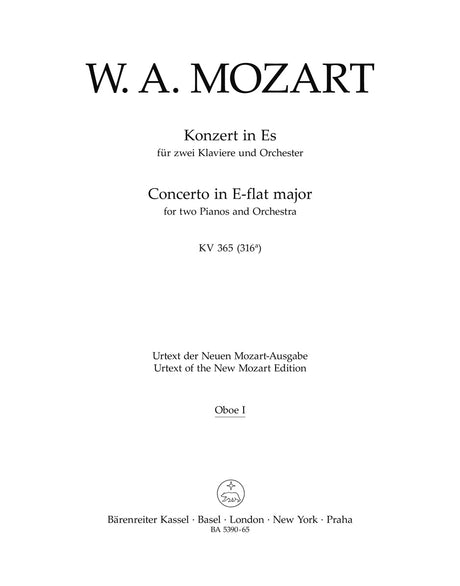 Mozart: Concerto for Two Pianos No. 10 in E-flat Major, K. 365 (316a)