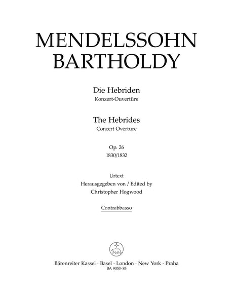 Mendelssohn: The Hebrides, MWV P 7, Op. 26