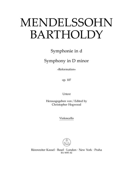 Mendelssohn: Symphony No. 5 in D Minor, Op. 107 ("Reformation Symphony")