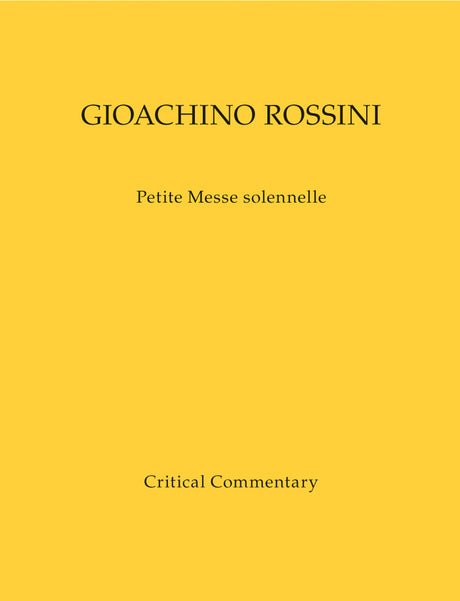 Rossini: Petite Messe solennelle