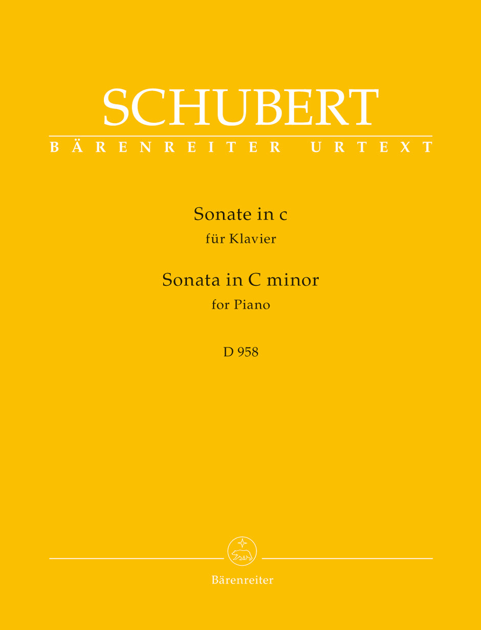 Schubert: Piano Sonata in C Minor, D 958