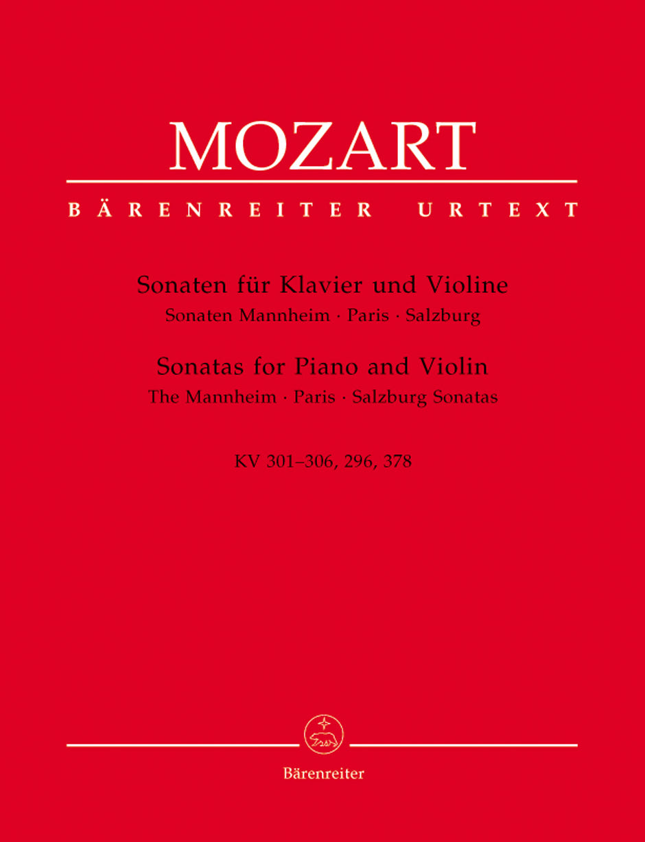 Mozart: Violin Sonatas - The Mannheim, Paris, Salzburg Sonatas