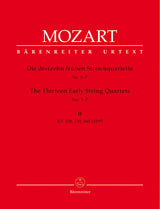 Mozart: The 13 Early String Quartets - Volume 2 (K. 158-160)