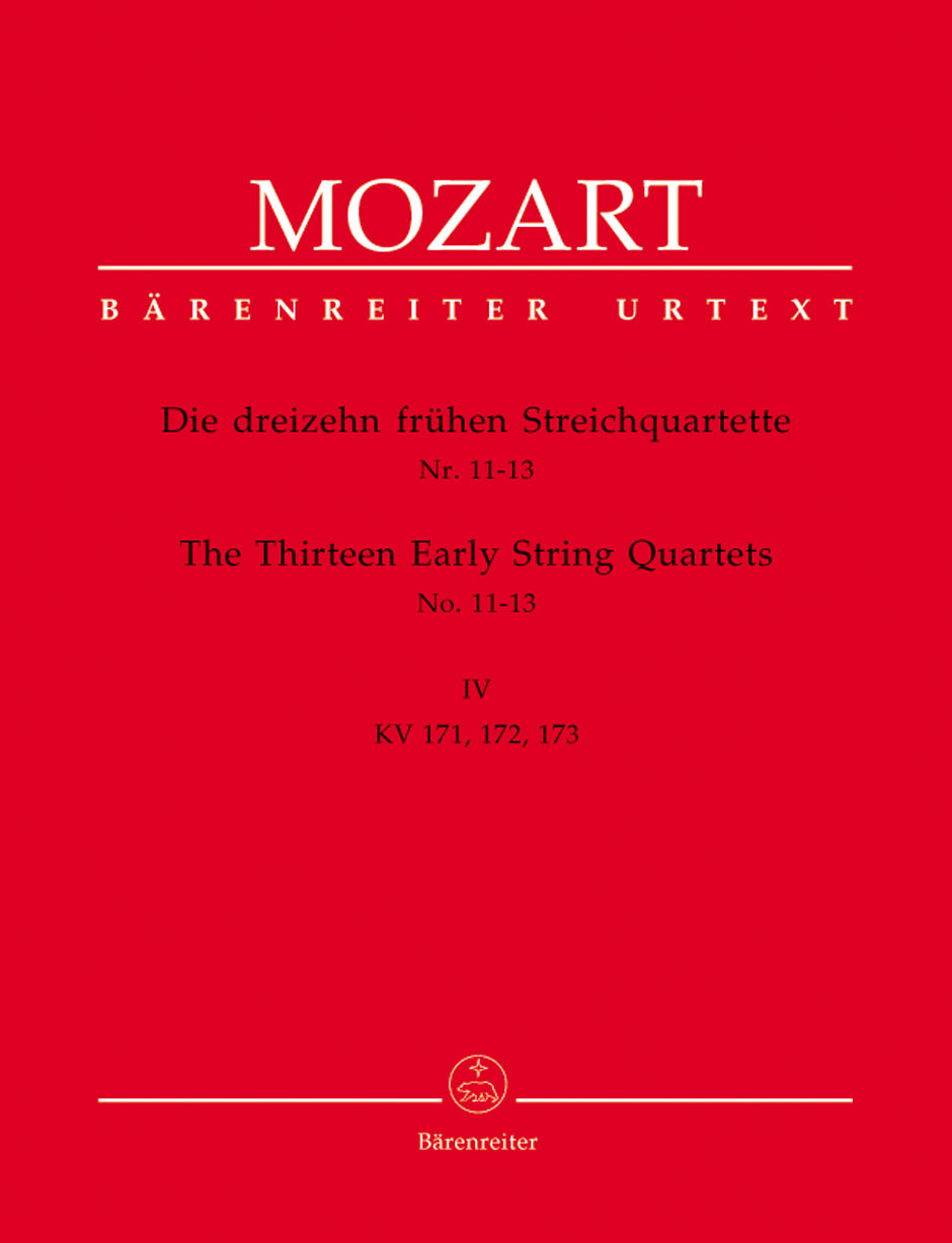 Mozart: The 13 Early String Quartets - Volume 4 (K. 171-73)