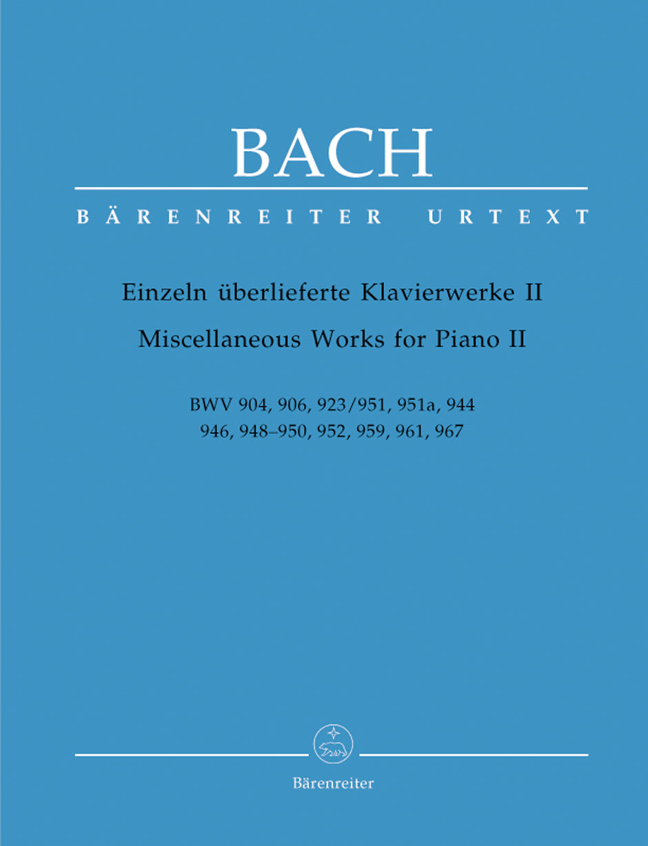 Bach: Miscellaneous Works for Piano - Volume 2