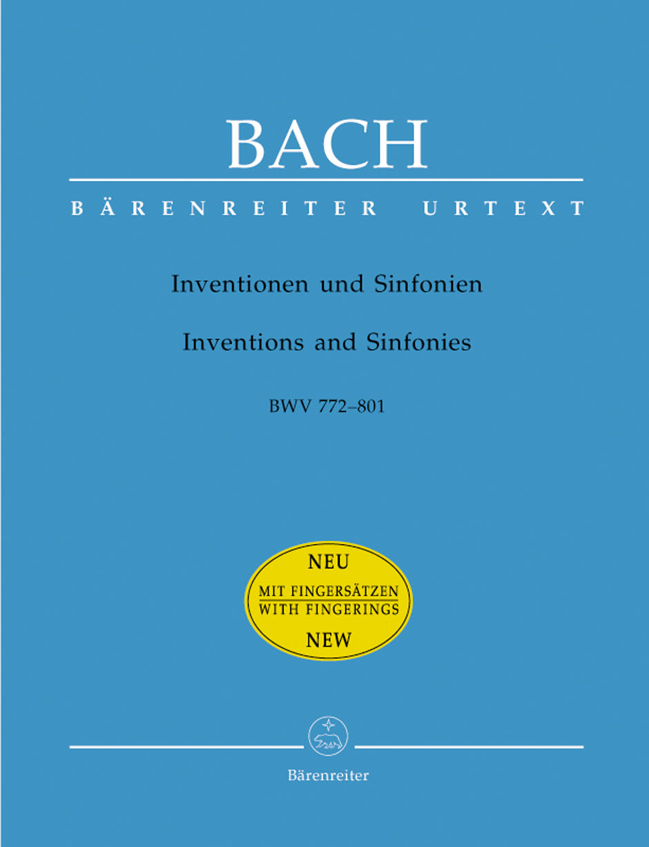 Bach: Inventions and Sinfonias, BWV 772-801