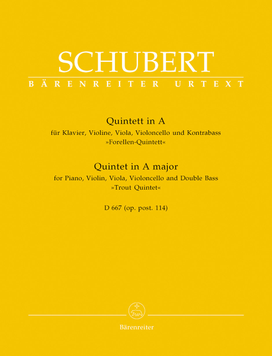 Schubert: Quintet in A Major ("Trout"), Op. posth. 114, D 667