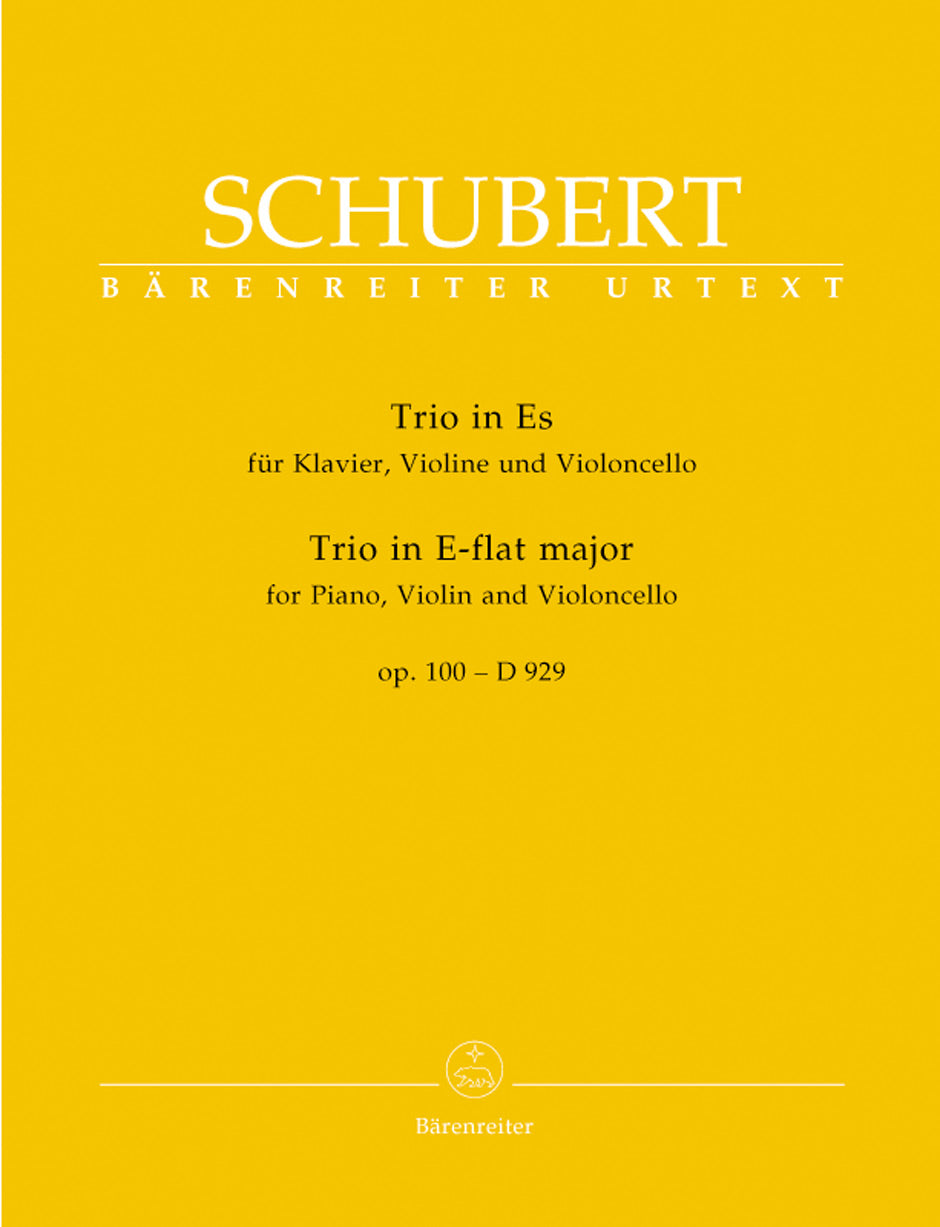 Schubert: Piano Trio in E-flat Major, Op. 100, D 929