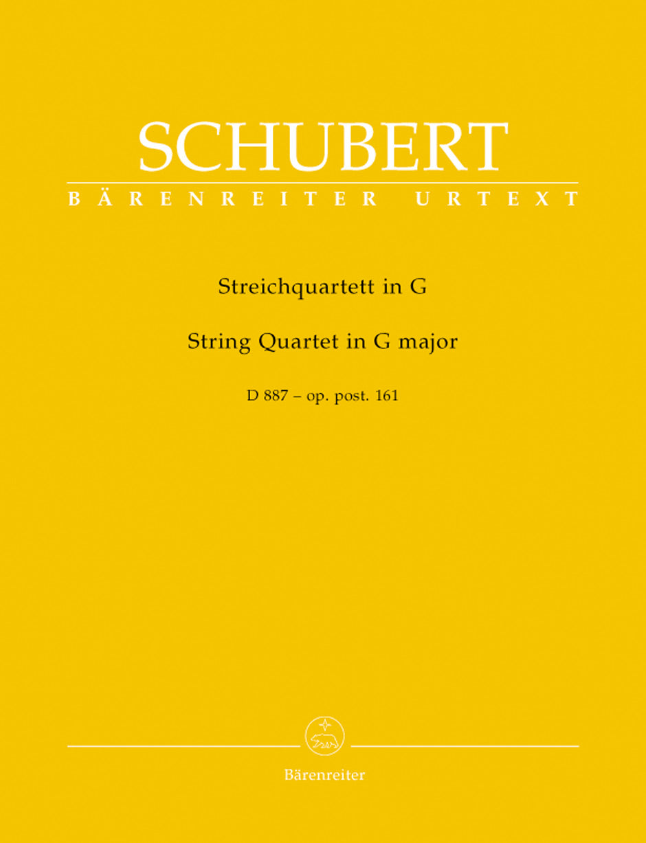 Schubert: String Quartet in G Major, Op. post. 161, D 887