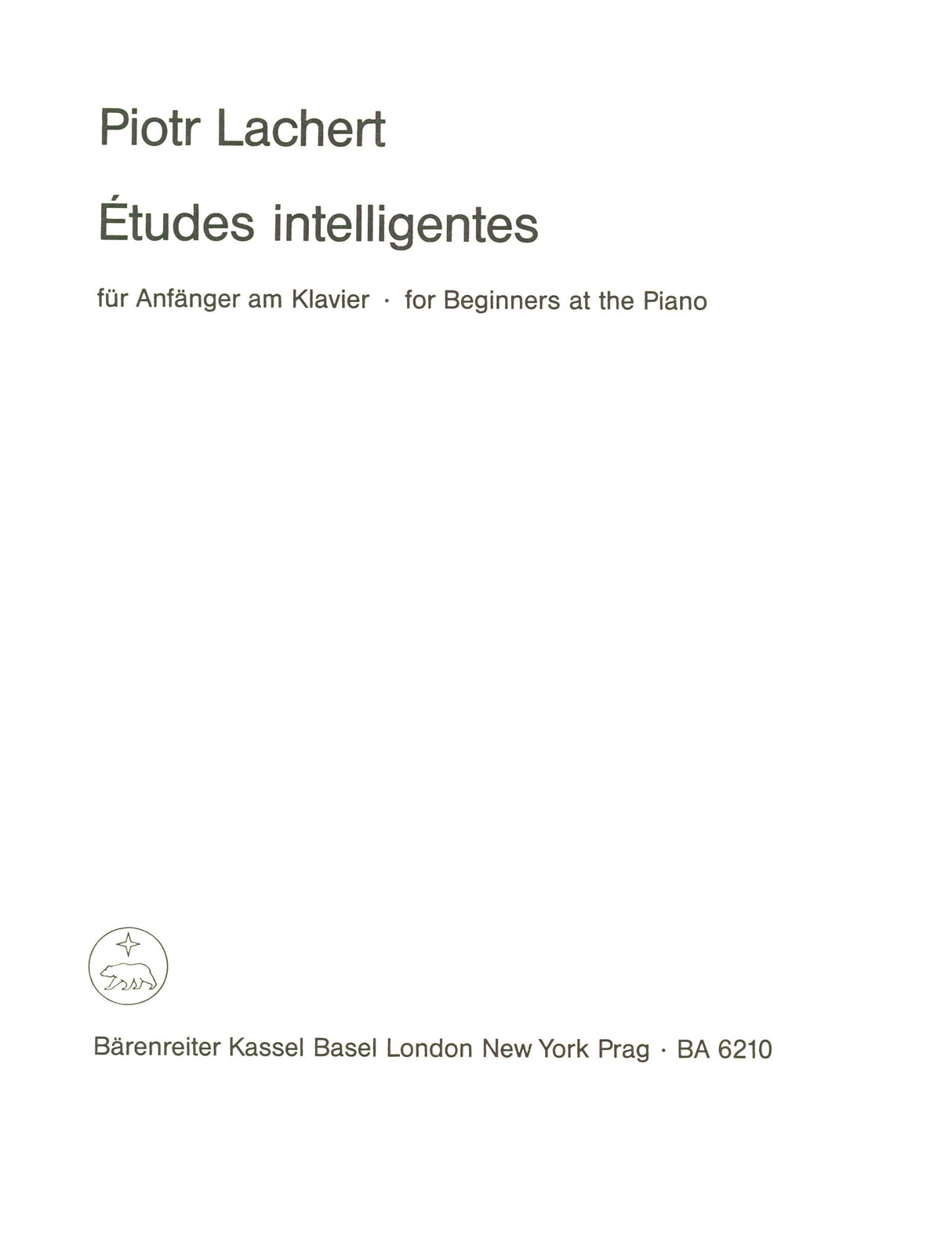 Lachert: Études intelligentes