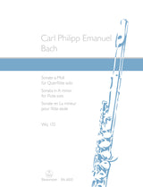 C.P.E. Bach: Flute Sonata in A Minor, Wq. 132