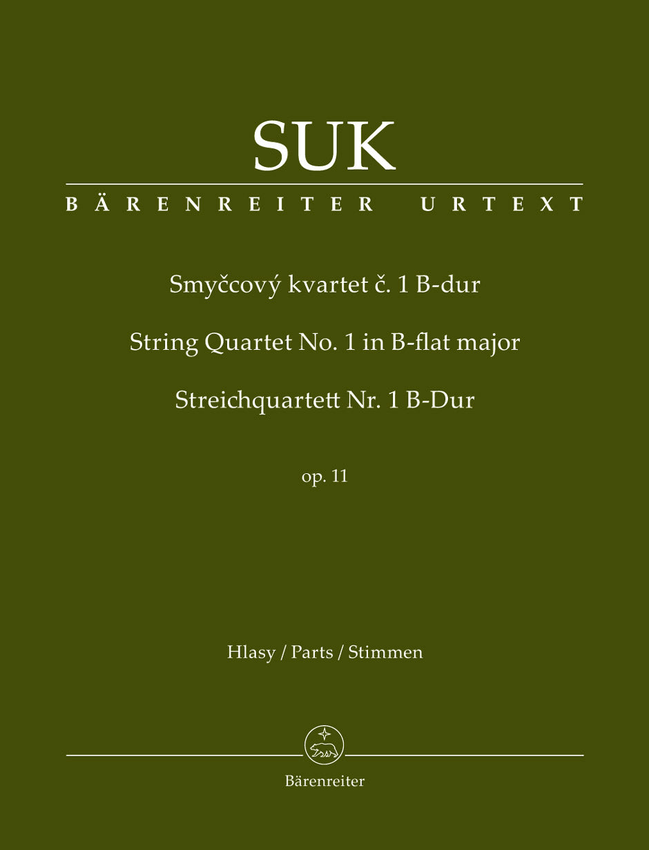 Suk: String Quartet No. 1 in B-flat Major, Op. 11