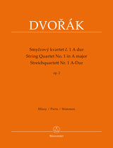 Dvořák: String Quartet No. 1 in A Major, Op. 2