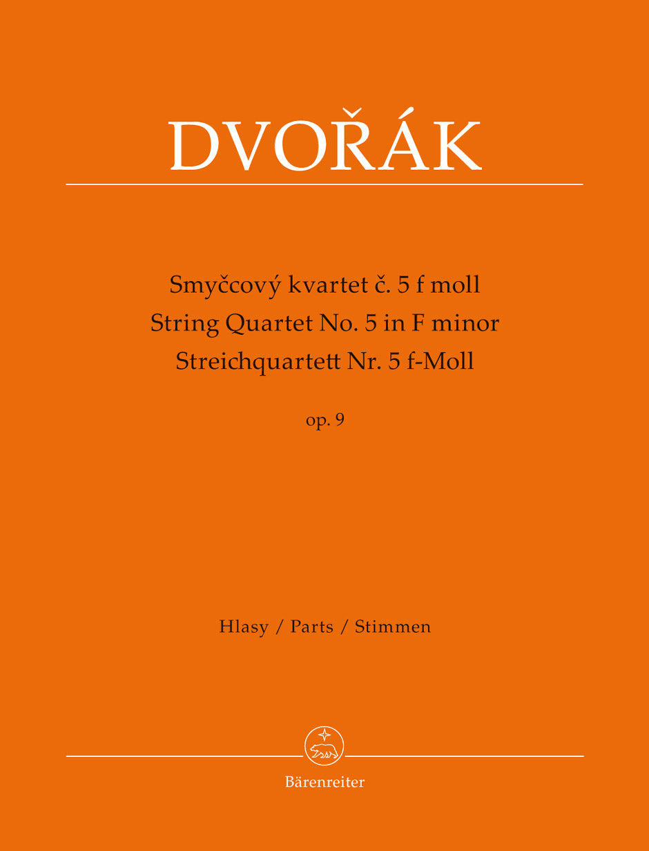 Dvořák: String Quartet No. 5 in F Minor, Op. 9