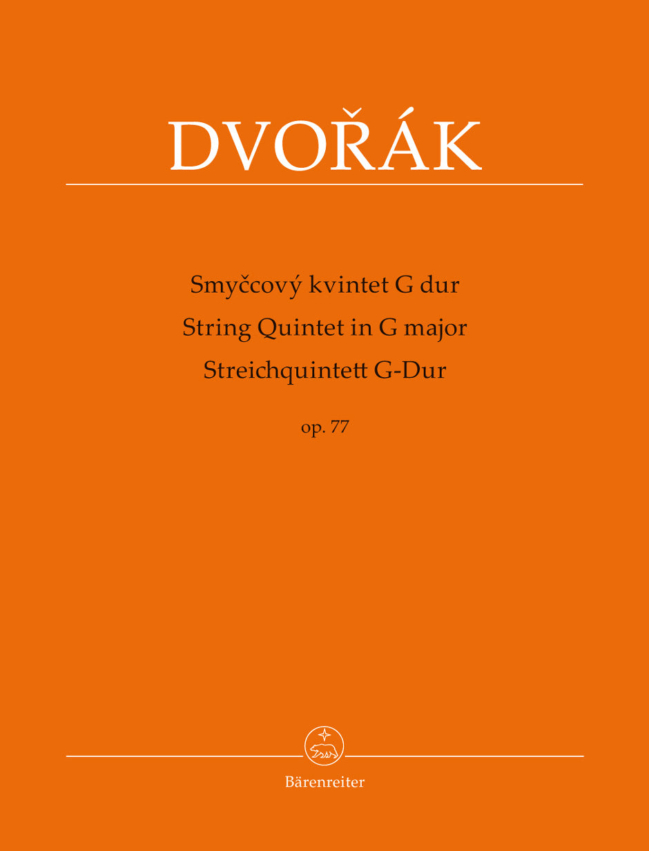 Dvořák: String Quintet in G Major, Op. 77