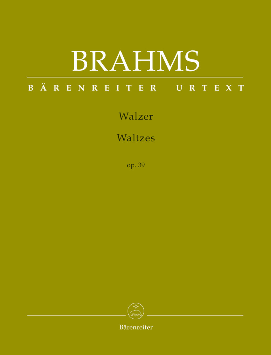 Brahms: Waltzes, Op. 39 (Solo Piano)