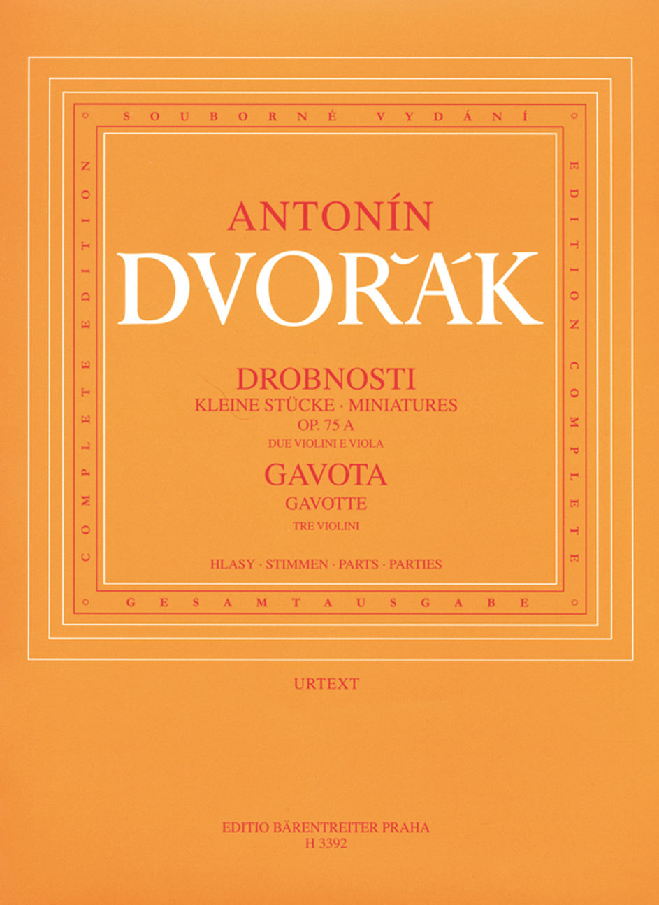 Dvořák: Four Miniatures, Op. 75a and Gavotte, B 164