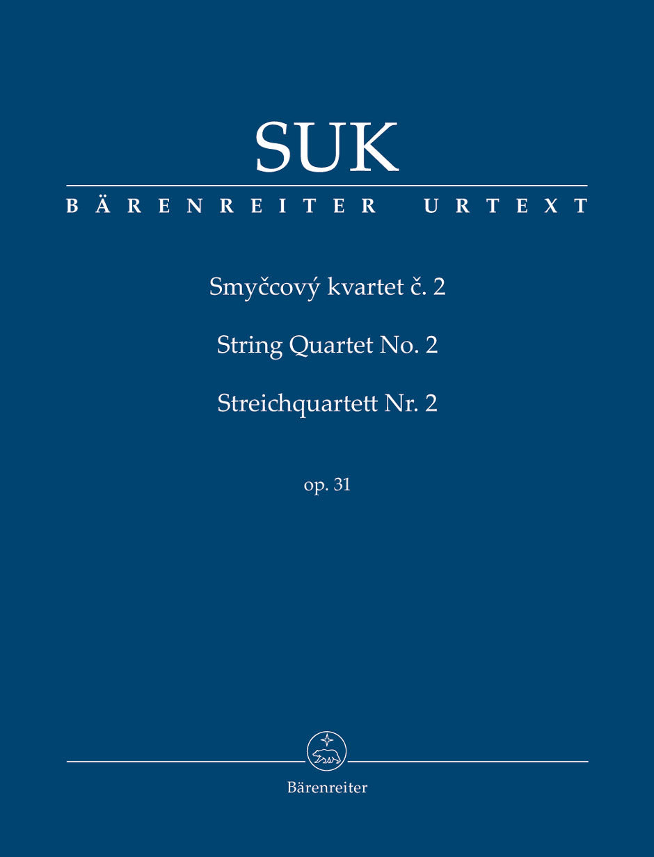 Suk: String Quartet No. 2, Op. 31