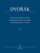 Dvořák: String Quartet No. 1 in A Major, Op. 2