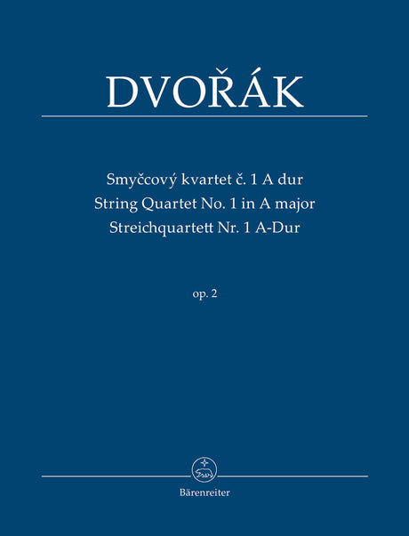 Dvořák: String Quartet No. 1 in A Major, Op. 2