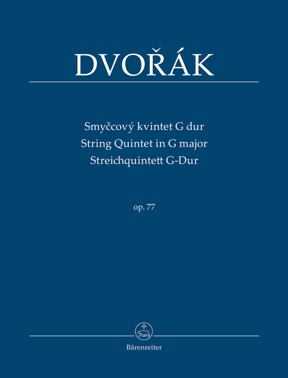 Dvořák: String Quintet in G Major, Op. 77