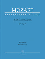 Mozart: Inter natos mulierum, K. 72 (74f)