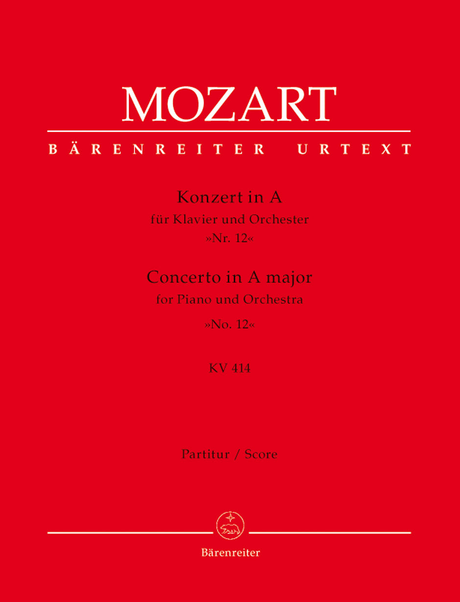 Mozart: Piano Concerto No. 12 in A Major, K. 414