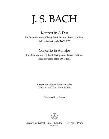 Bach: Oboe Concerto in A Major