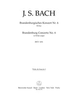 Bach: Brandenburg Concerto No. 6 in B-flat Major, BWV 1051 (with performance markings)