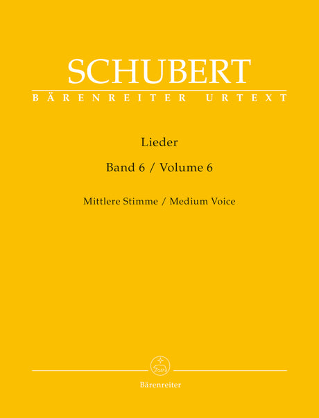 Schubert: Lieder - Volume 6