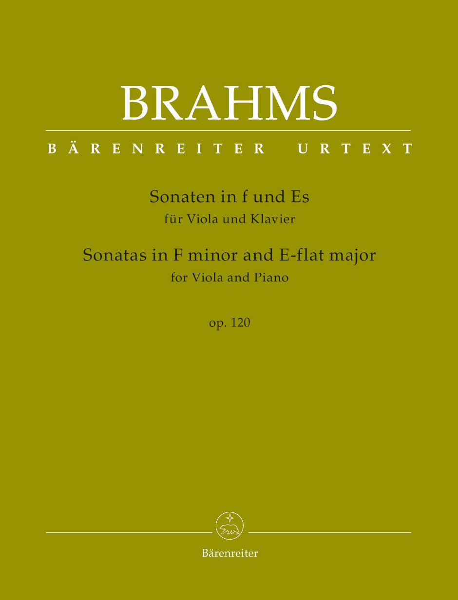 Brahms: Sonatas, Op. 120 (Version for Viola)