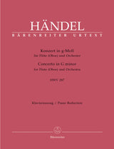 Handel: Concerto for Flute (or Oboe) in G Minor, HWV 287