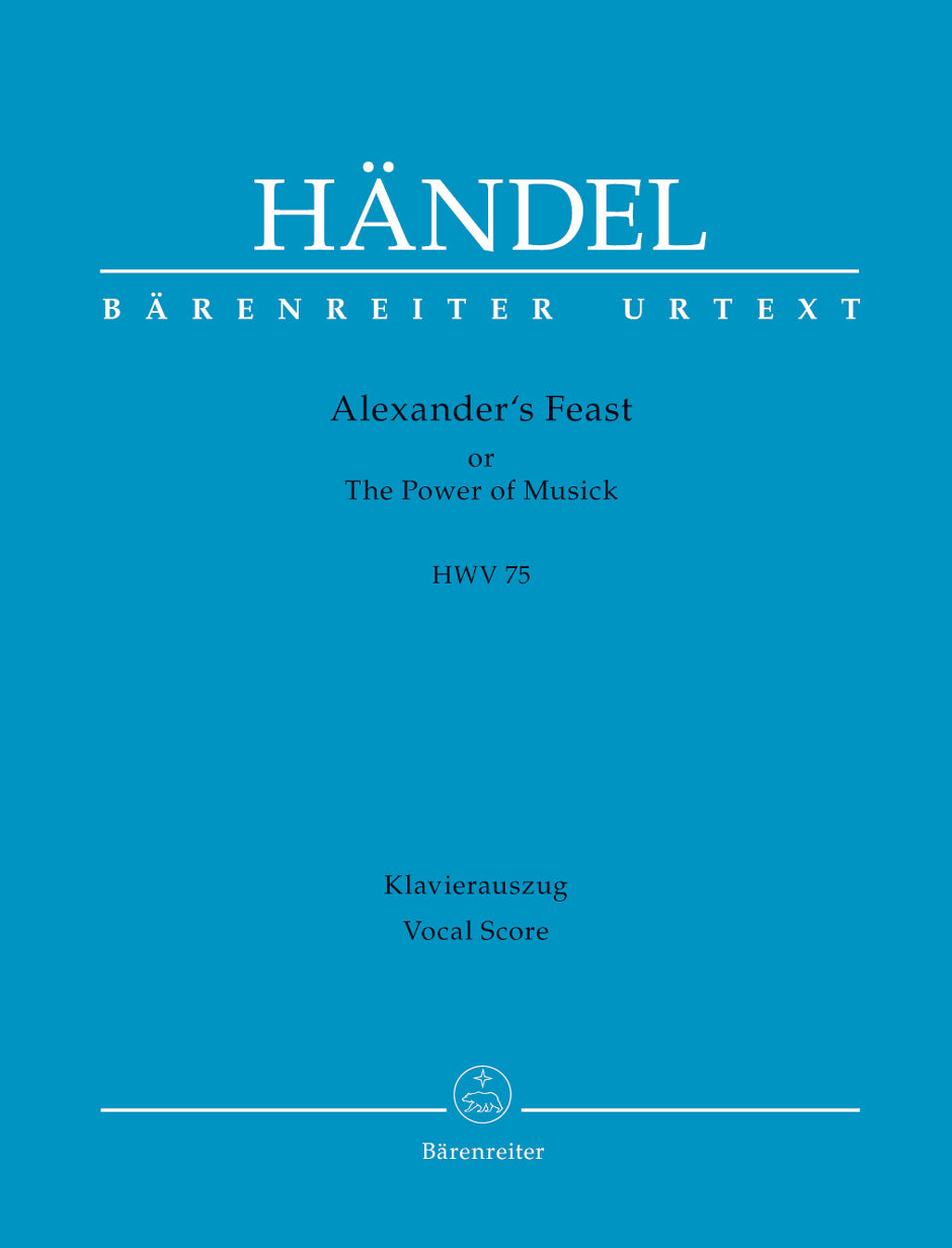 Handel: Alexander's Feast, HWV 75